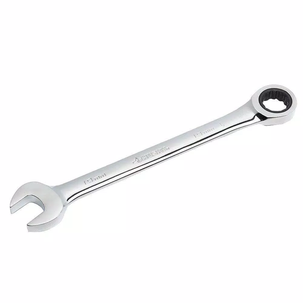 Best Pirce ✨ Husky 19 Mm 12-Point Metric Ratcheting Combination 🔧 Wrench ⌛