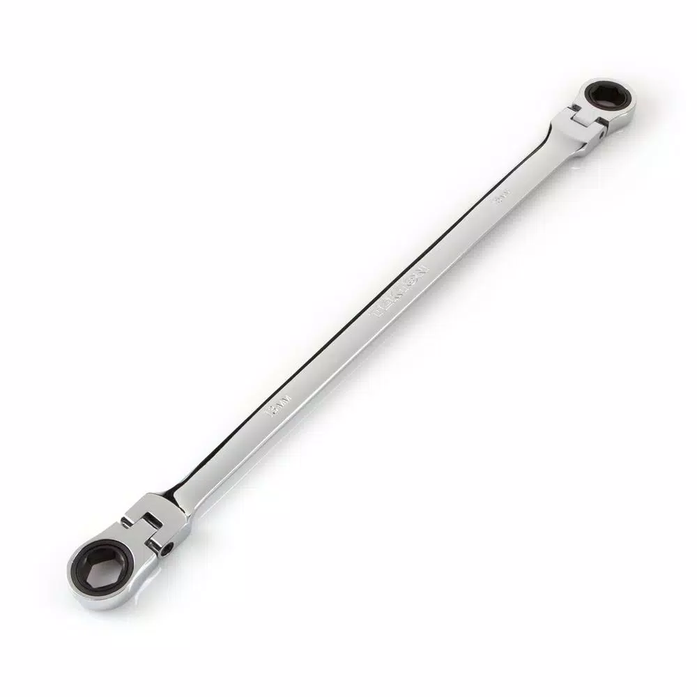 Best Pirce ✨ TEKTON 13 Mm X 15 Mm Extra Long Flex-Head Ratcheting Box End 🔧 Wrench 💯