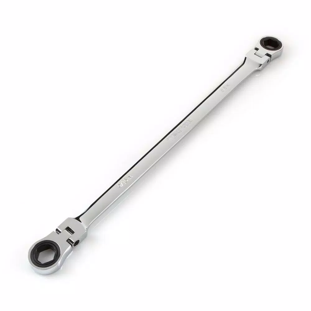 Budget โค๏ธ TEKTON 9/16 In. X 5/8 In. Extra Long Flex-Head Ratcheting Box End ๐ง Wrench ๐ฅฐ