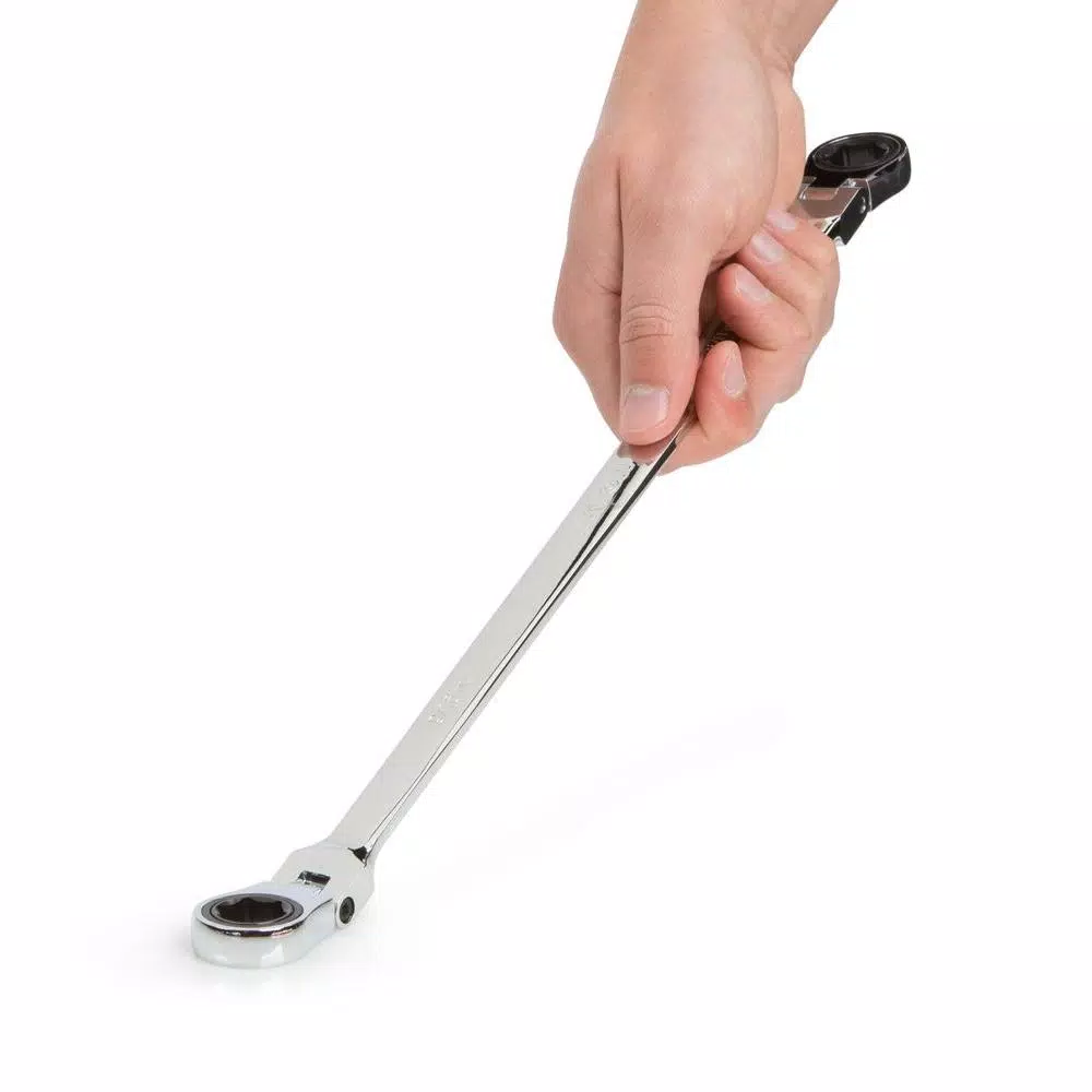 Budget ❤️ TEKTON 9/16 In. X 5/8 In. Extra Long Flex-Head Ratcheting Box End 🔧 Wrench 🥰 10 Budget ❤️ TEKTON 9/16 In. X 5/8 In. Extra Long Flex-Head Ratcheting Box End 🔧 Wrench 🥰 - Image 8