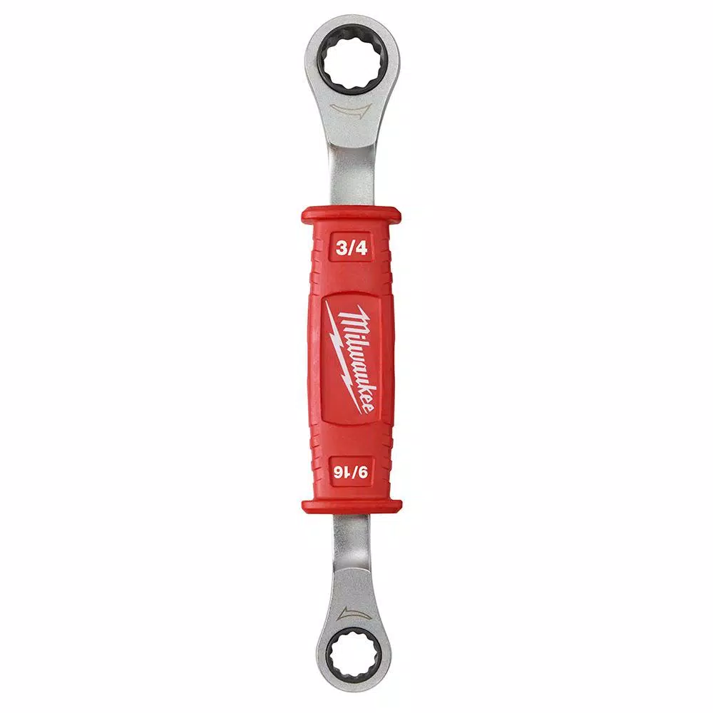 Discount 🌟 Milwaukee Linemans 2-in-1 Insulated Ratcheting Box 🔧 Wrench ⭐