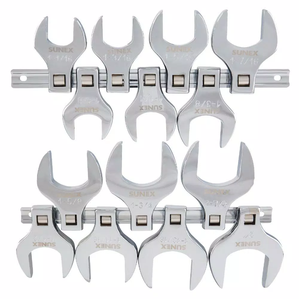 Coupon 🛒 SUNEX TOOLS 1/2 In. Drive Jumbo SAE Crowfoot 🔧 Wrench Set (14-Piece) 🎉