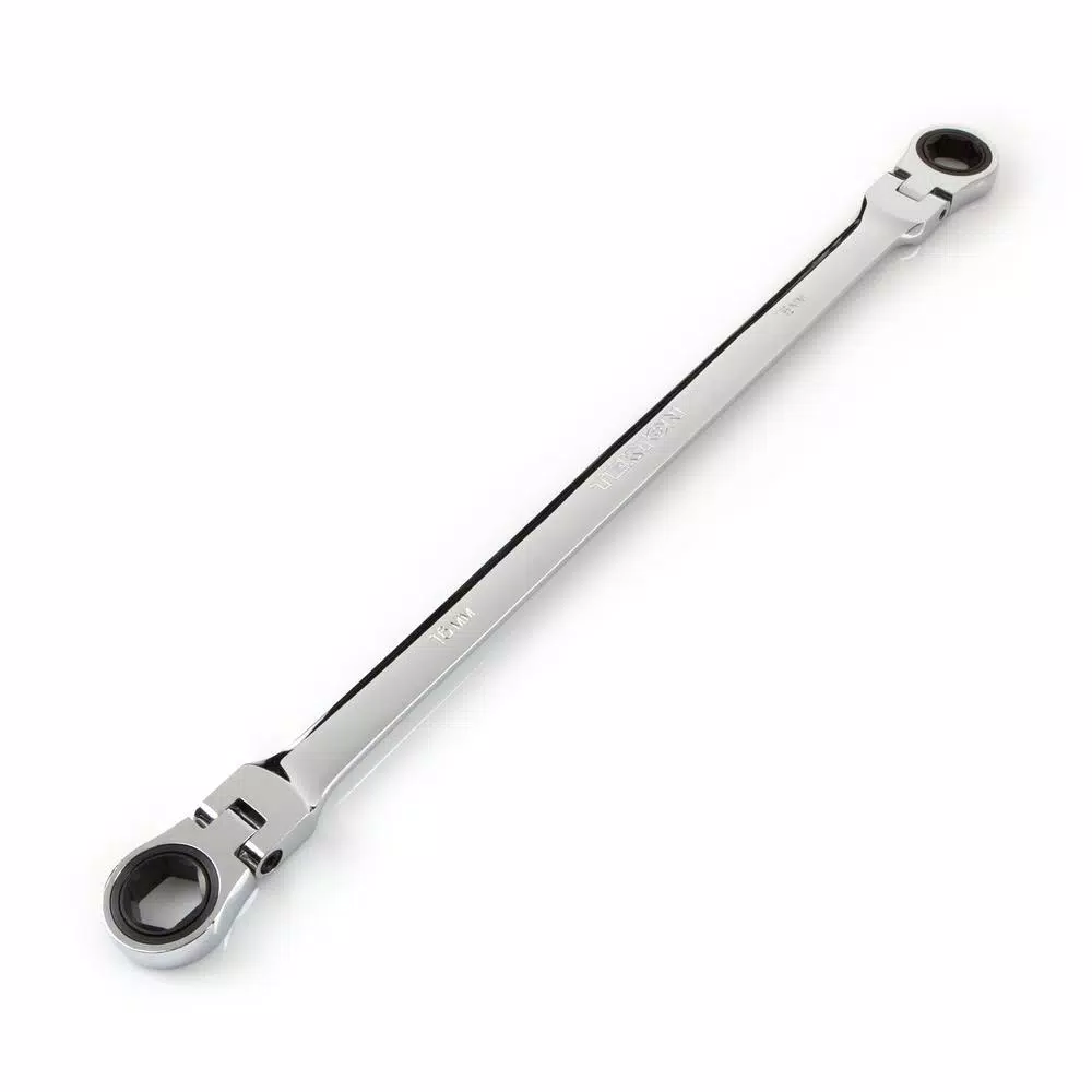 Best Pirce 🧨 TEKTON 16 Mm X 18 Mm Extra Long Flex-Head Ratcheting Box End 🔧 Wrench 🥰