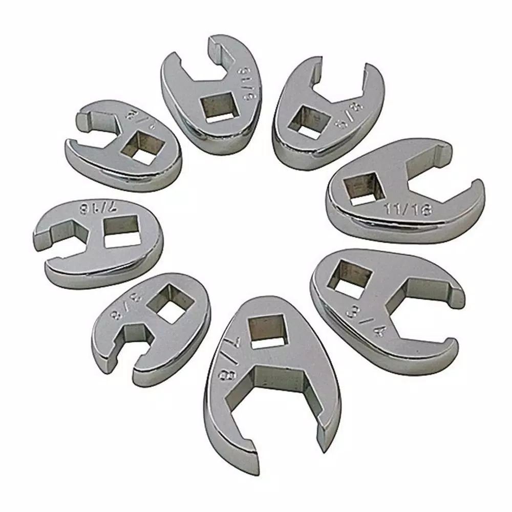 Coupon ⌛ SUNEX TOOLS 3/8 In. Drive Fractional Crowfoot Flare Nut 🔧 Wrench Set (8-Piece) 🧨