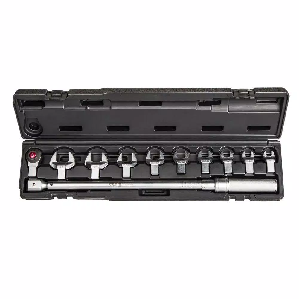 Promo ❤️ Capri Tools Capri Tools 30-250 Ft. Lbs. Interchangeable Torque 🔧 Wrench And Heads Set, 14 Mm X 18 Mm Drive, 11-Piece 🔥