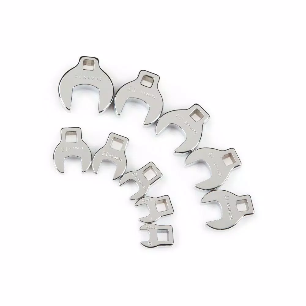 Promo 💯 TEKTON 3/8 In. Drive 10-24 Mm Crowfoot 🔧 Wrench Set (10-Piece) 😀