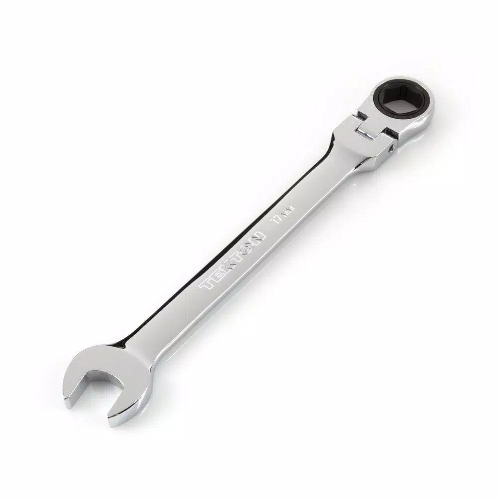 Cheap ✨ TEKTON 17 Mm Flex-Head Ratcheting Combination 🔧 Wrench 👍