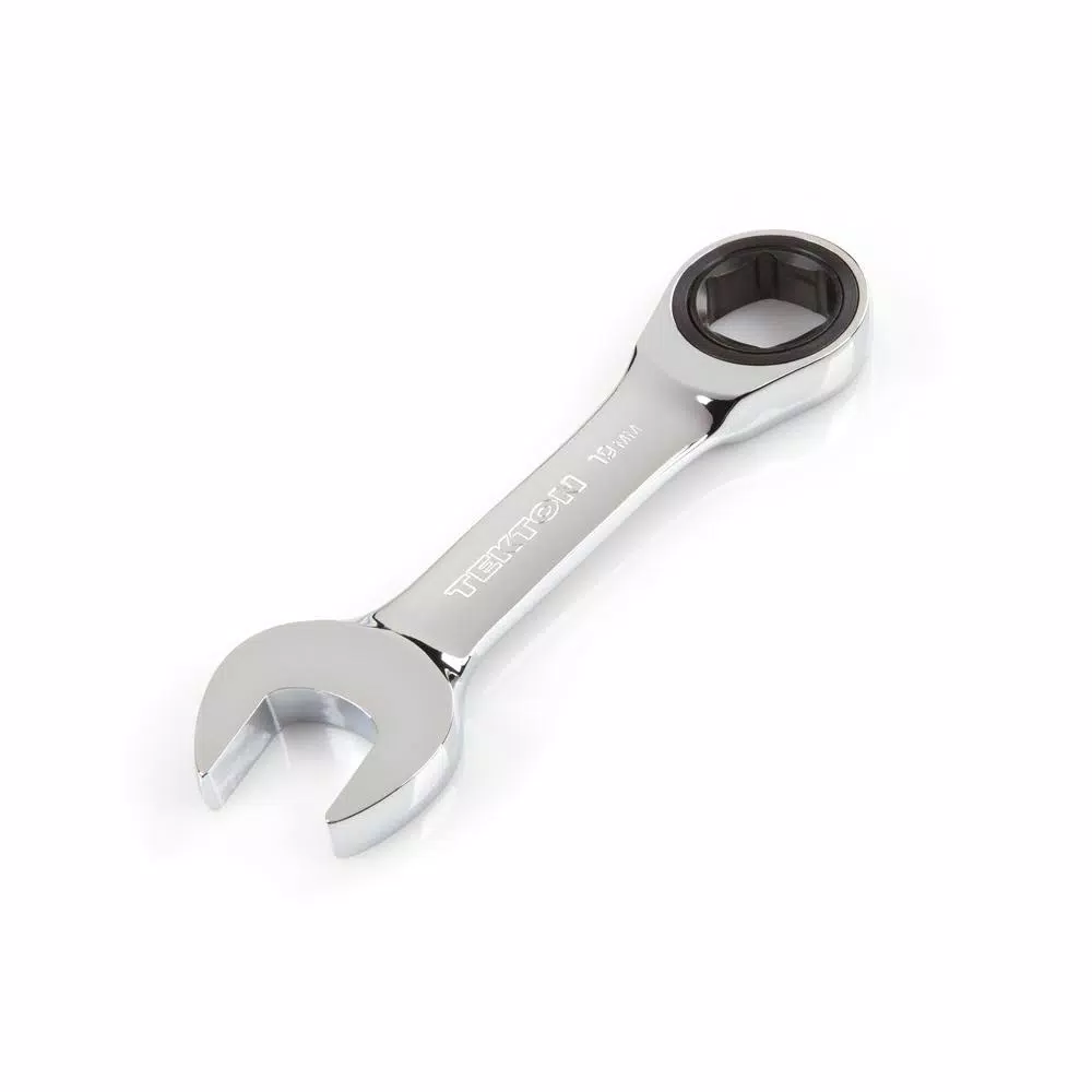 New 😍 TEKTON 19 Mm Stubby Ratcheting Combination 🔧 Wrench 😍