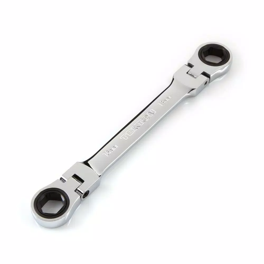 Promo 🤩 TEKTON 16 Mm X 18 Mm Flex-Head Ratcheting Box End 🔧 Wrench 🛒